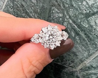 素晴らしい 1.45 カラット VS1 IGI 認定ダイヤモンド エンゲージリング