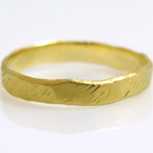 Wedding Band Women, Rustic Wedding Ring, 14k Wedding Band, Antique Style Wedding Band, Wedding Ring Men, Modern Wedding Band, Textured,Solid