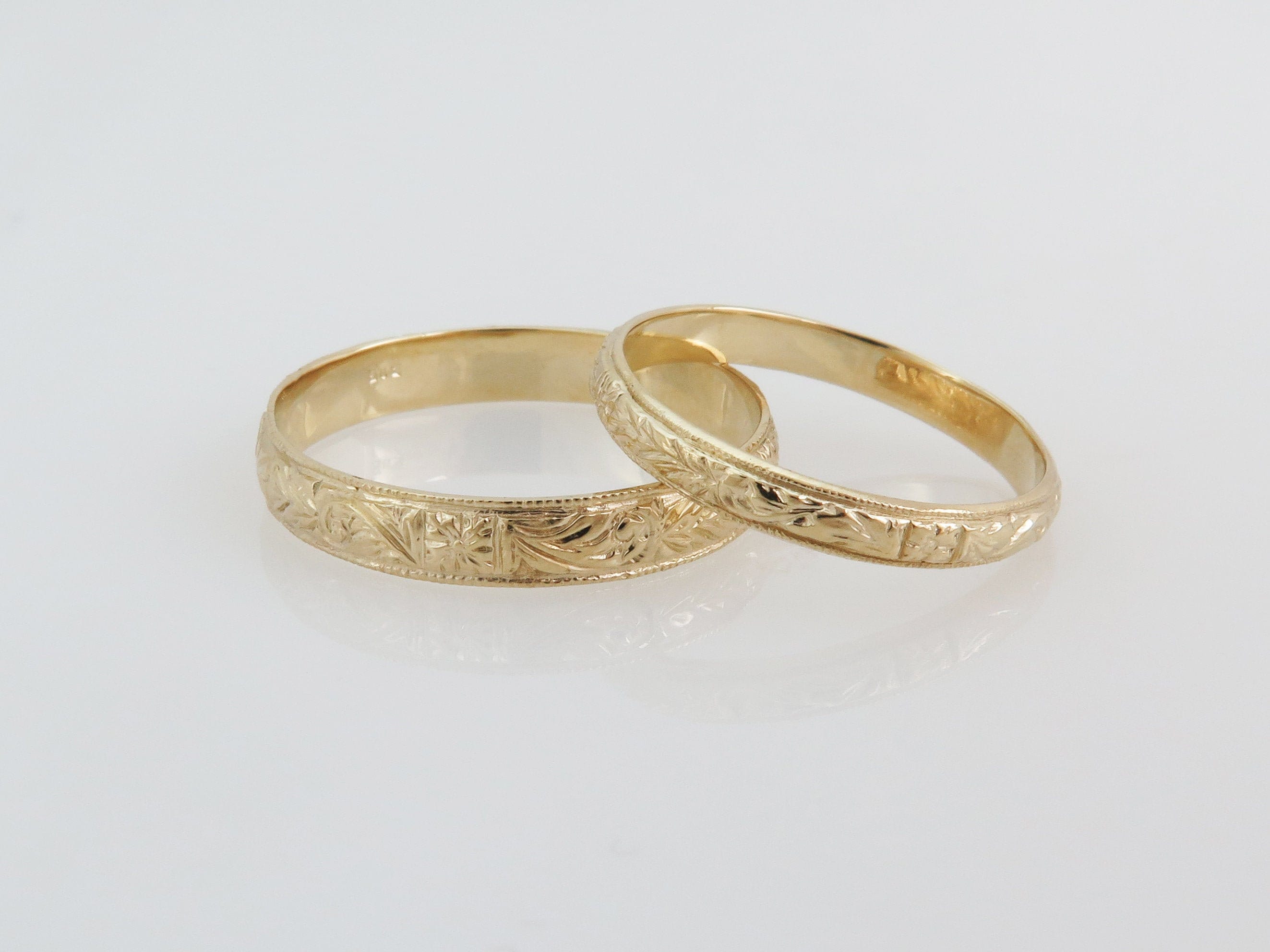 Wedding ring hotsell 18k gold price