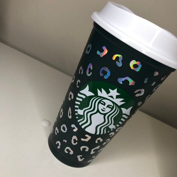 Starbucks Personalised Colour Changing Hot Cup Leopard - Etsy