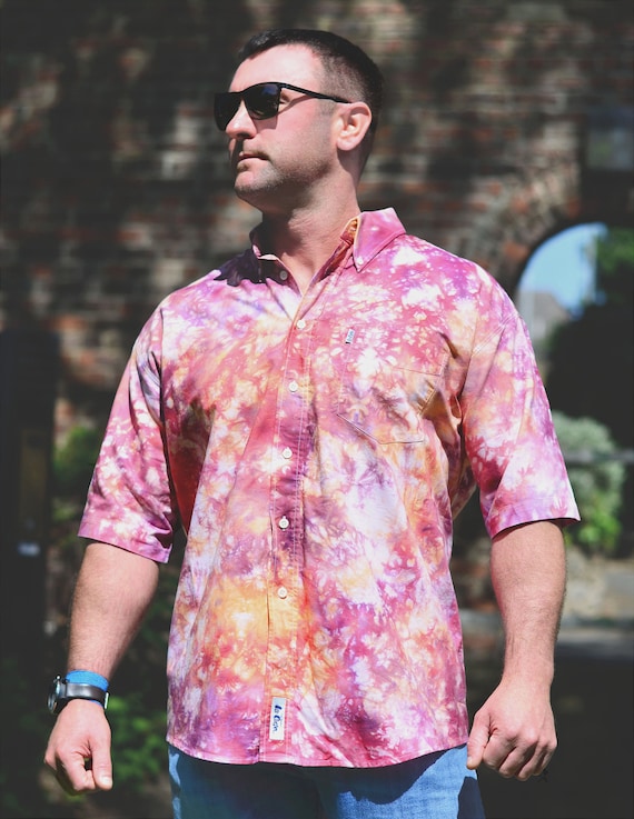 tie dye oxford shirt