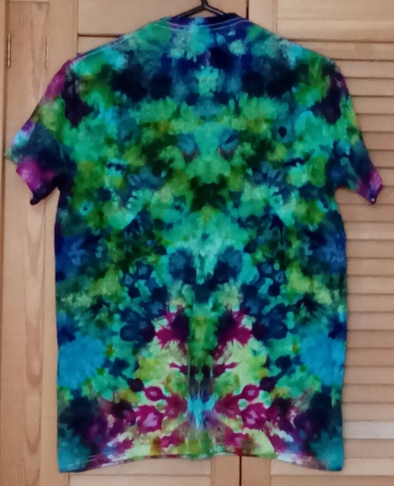 Ice Dyed Psychedelic T Shirt Made to Order Tie Dye V - Etsy