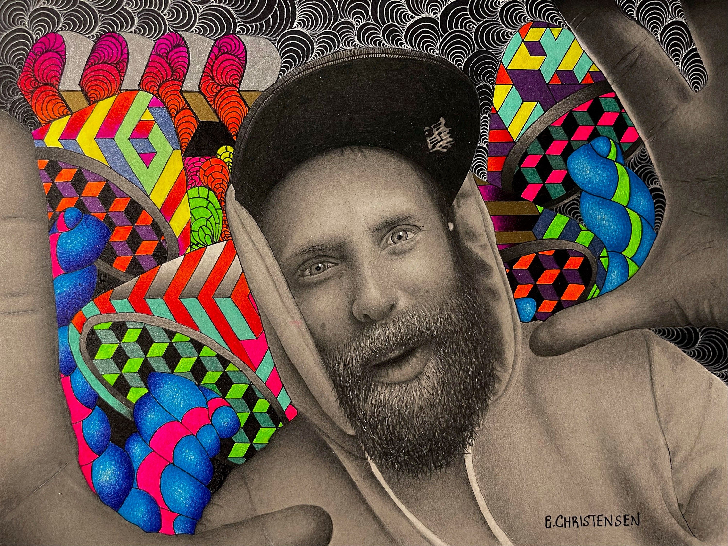 Swirl Bridge Pretty Lights Print 9x12 Etsy