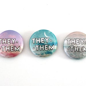 Nature Inspired Pronoun Bracelet | They/them, She/her, He/him, She/they ...