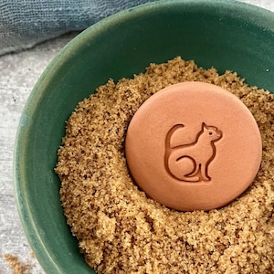 Handmade Ceramic Cat Sugar Saver/ Terracotta Essential Oil Diffuser