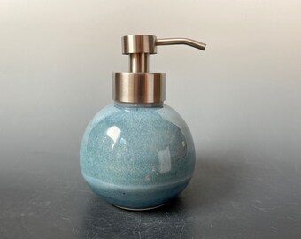 Modern Pale Blue Soap Dispenser Pump Dispenser Ceramic-NEOREST ENZO Modern Pale Blue Soap Dispenser Pump Dispenser Ceramic-NEOREST ENZO
