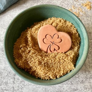 Shamrock Heart Sugar Keeper/ Terracotta Essential Oil Diffuser