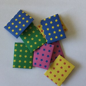 Etoile mini enveloppes, lettre de la fée des dents, faveur de fête, scrapbooking, aime note, note de boîte à lunch, shower de bébé, faveur de mariage, lot de 8