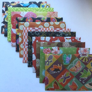 Japanese envelopes, Japanese style stationery, snail mail, handmade envelopes, set of 12