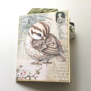 Woodland Bird Junk Journal Folio: Interactive Mini Flip Book