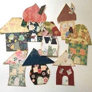 Karty do pamiętników, fantazyjne karty do domu, ozdoby do pamiętników domowych, scrapbooking, artykuły do pamiętników, efemerydy, zestaw 4 sztuk