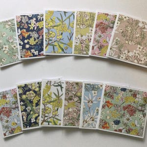 Gumnut babies mini gift card set, any occasion, floral note cards, thank you cards, blank cards, flower gift tag, shop notes, set of 8