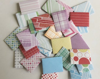 Mini Patterned Envelopes with Cards: Tooth Fairy, Lunch Notes - Set of 10
