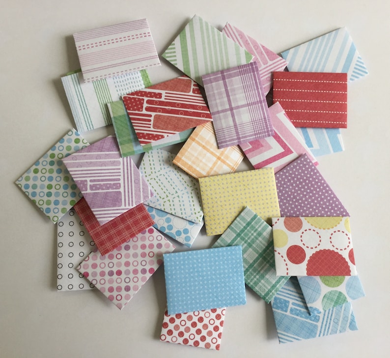 Mini Patterned Envelopes With Cards: Tooth Fairy, Lunch Notes - Set of ...