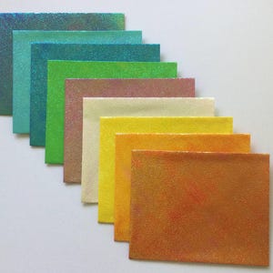 Buste colorate scintillanti, cancelleria a forma di sirena, posta ordinaria, tasche per diario, amica di penna, posta felice, set da 9