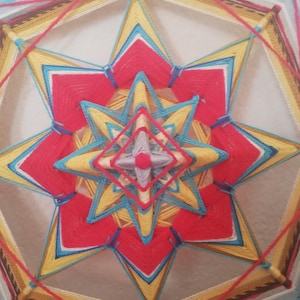 Mandala tejido - Ojo de Dios