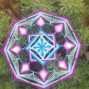 Mandala tejido - Ojo de Dios