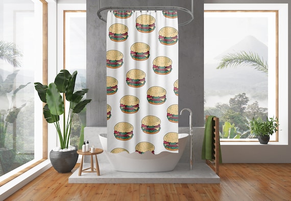 Hamburgers douche gordijn Hamburger douchegordijn douche | Etsy Hamburgers douche gordijn Hamburger douchegordijn douche | Etsy