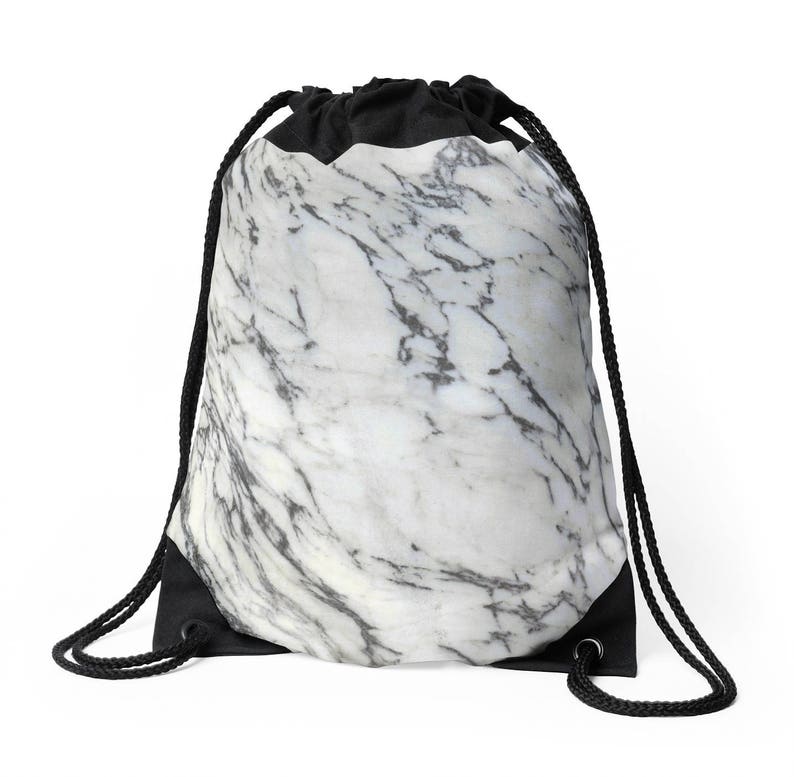 Marble Drawstring Bag Drawstring Bag Marble Gift Bag Etsy