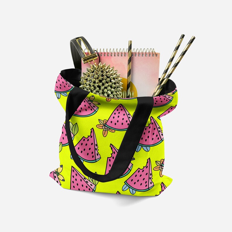 market bag shopping bag watermelon tote bag grocery bag beach bag summer tote bag tote bag watermelon bag watermelon