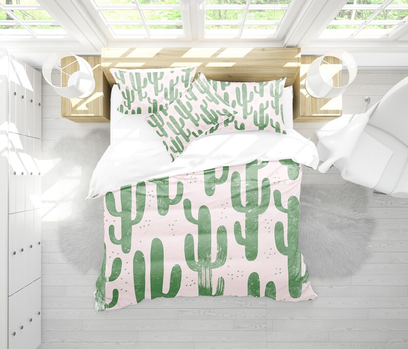 Cactus comforter cactus bedding cactus bed cover cactus Etsy
