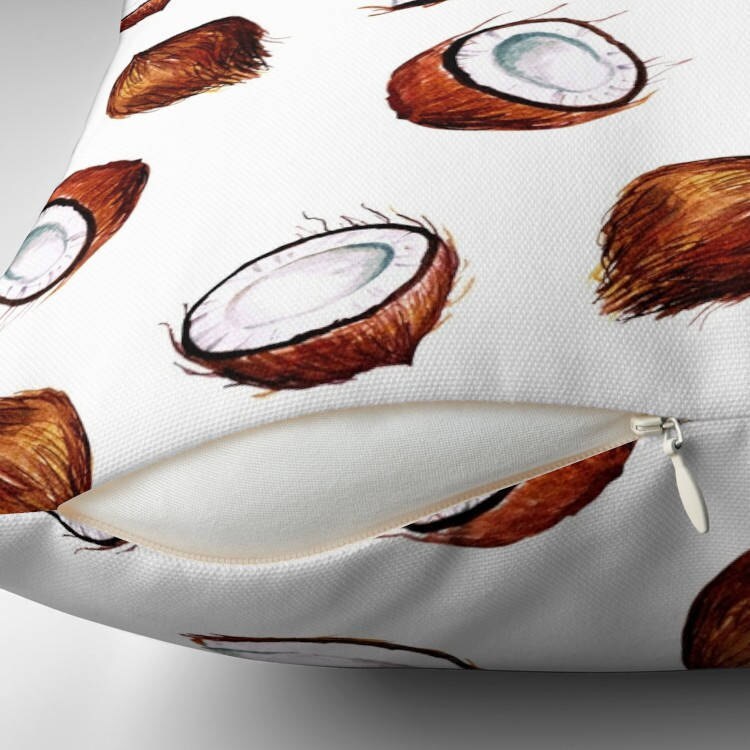 Coconut Throw Pillow decorative pillows pillow cover Etsy