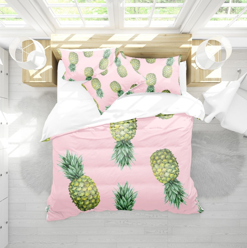 Pineapple bedding set pineapple bedding pineapples Etsy