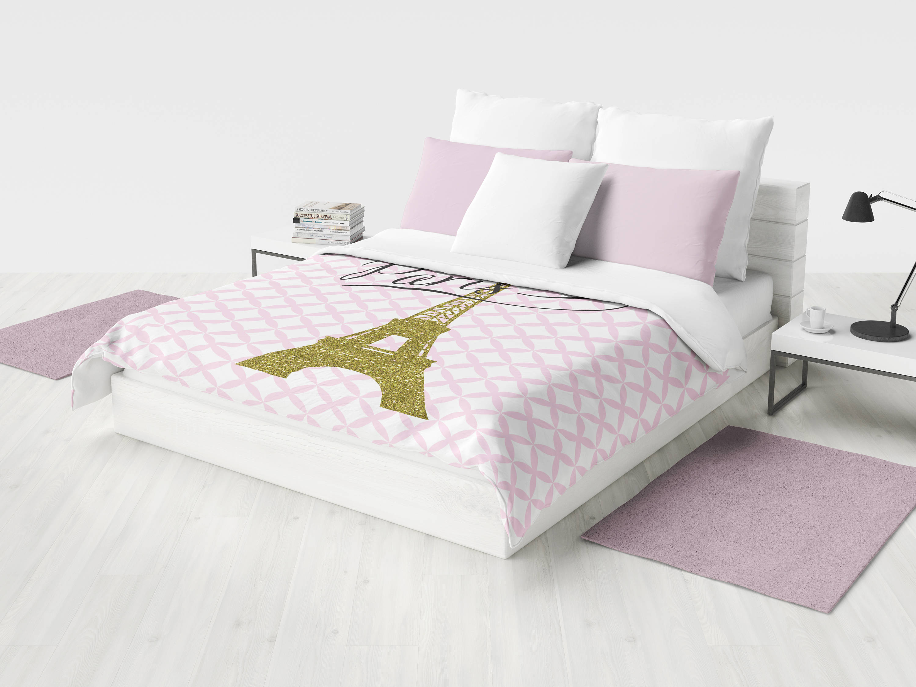 Paris Eiffel Tower Duvet Cover Kids Bedding Designer Etsy