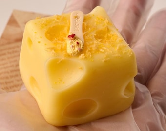 Brick Cheese Taba Squishy Toy Handmade Cute Gift Stress Relief