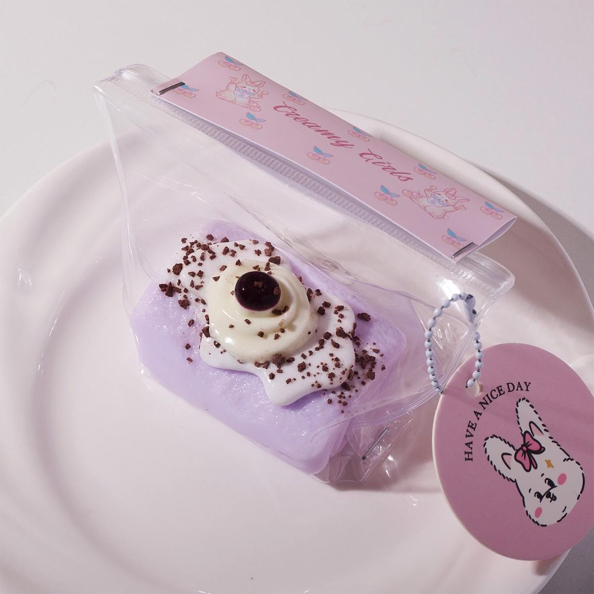 ケーキロールタバスクイーズおもちゃ、かわいいストレス解消おもちゃ