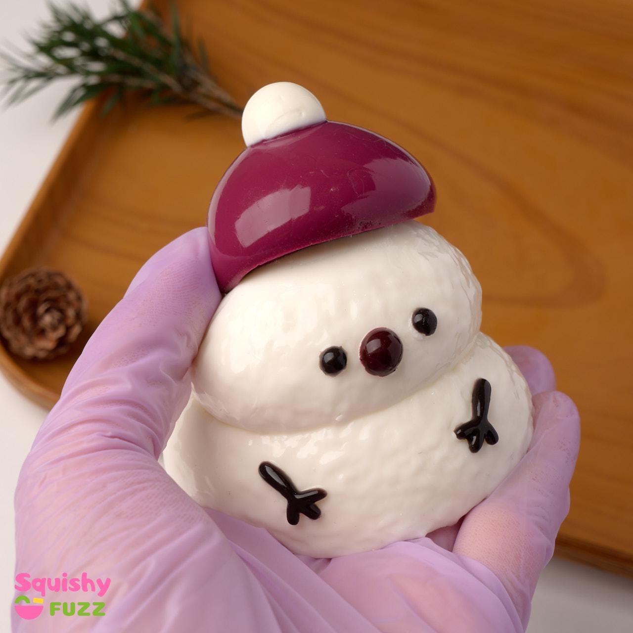 溶けない雪だるまタバスクイーズおもちゃ、最高の冬をテーマにした
