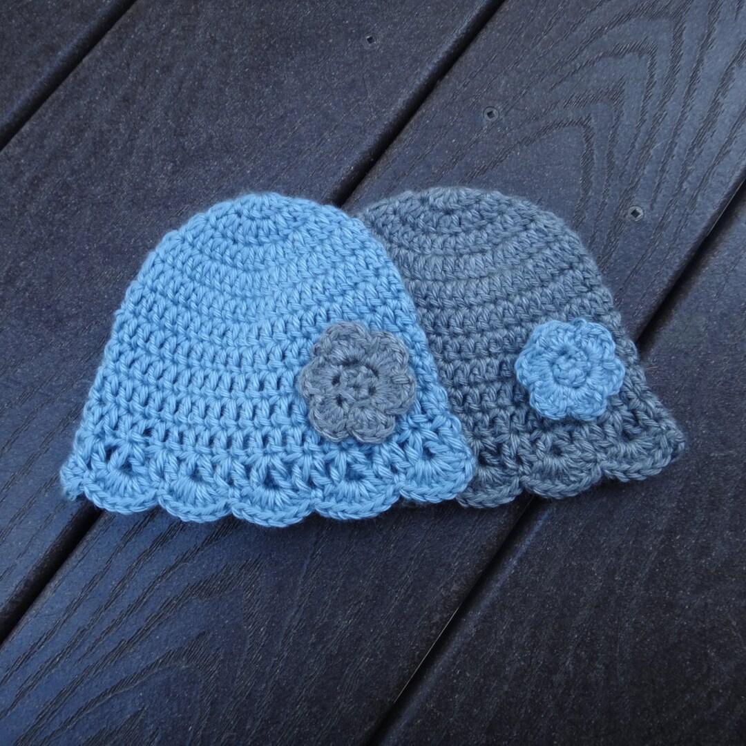 Scallop Ruffle Edge Scallop Edge Ruffle Hat Set - Etsy