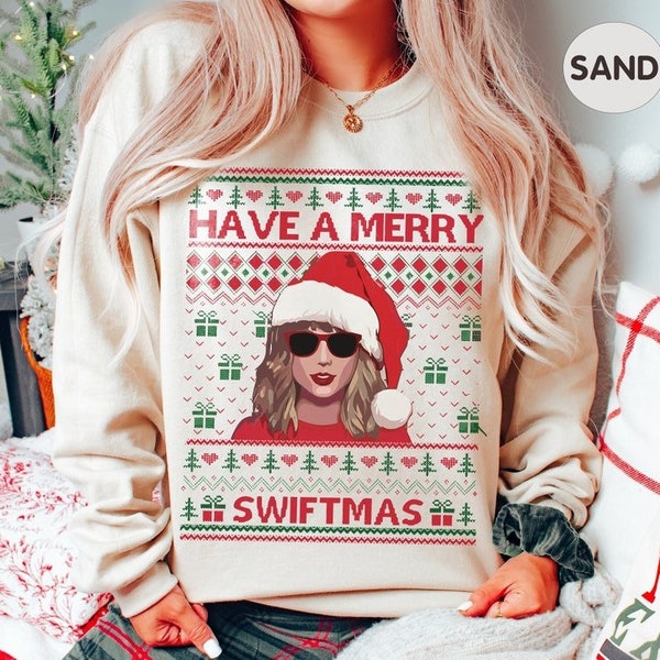 Have A Merry Swiftmas Png, Merry Swiftmas Png, Swiftmas Png, Taylor Family Png, TS Fan Gift, Ugly Christmas