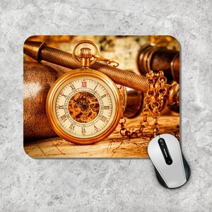 Jahrgang Mauspad / Mousepad - Uhr