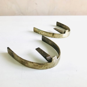 ESPUELAS DE BRONCE para montar a caballo antiguas espigas artesanales espolón para botas de vaquero años 40 decoración rústica de campo