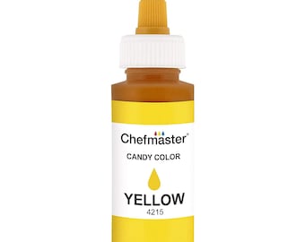 Chefmaster Yellow Candy Color 2oz Oil Based Food Color