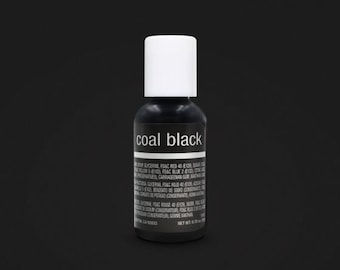 Chefmaster Coal Black Liqua-Gel Food Color .70 oz