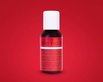 Chefmaster Tulip Red Liqua-Gel Food Color .70 oz