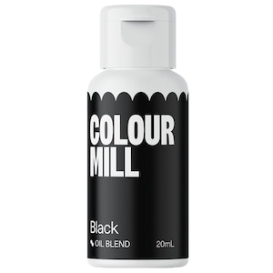 Black Colour Mill Oil-Based Food Color 20ml