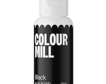 Black Colour Mill Oil-Based Food Color 20ml