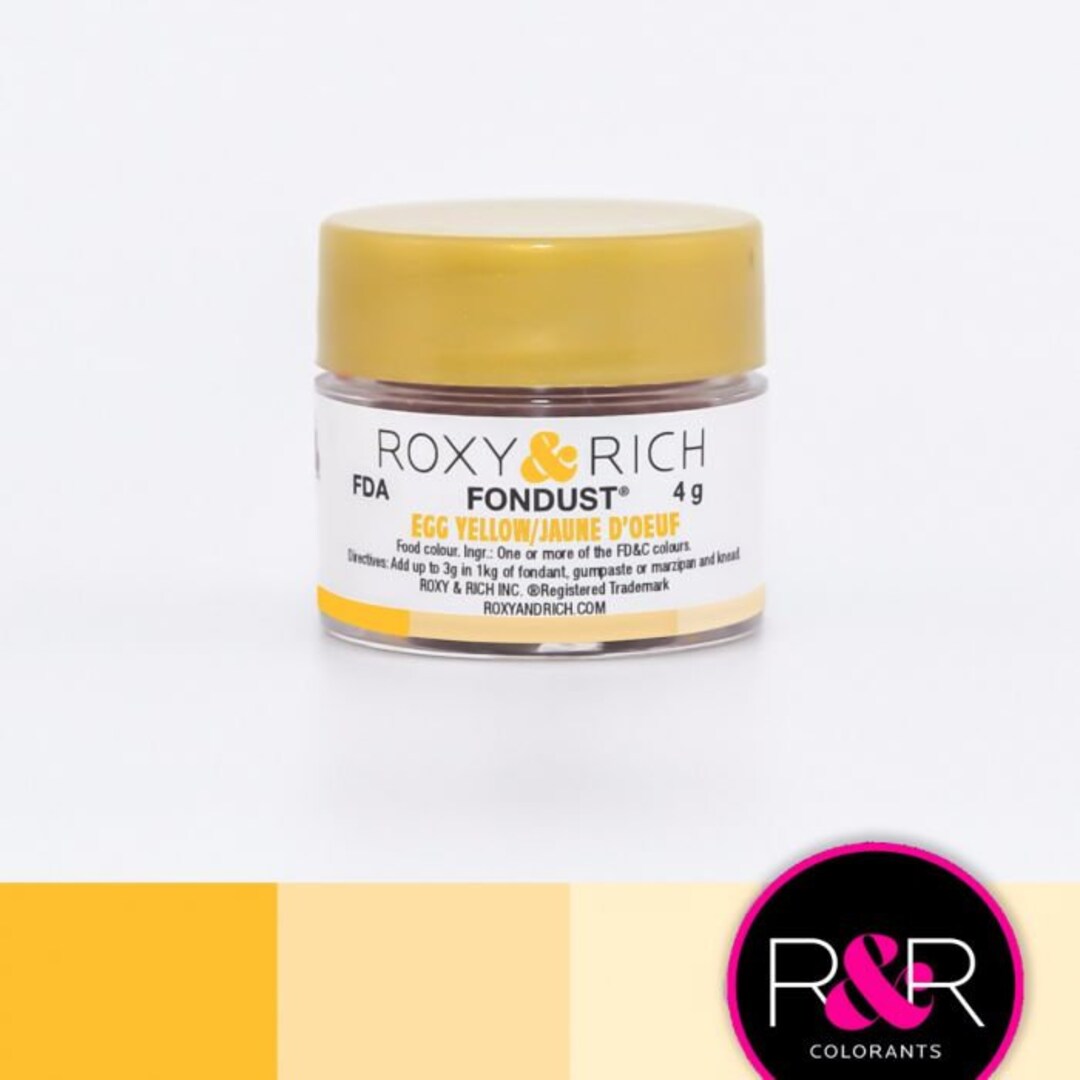 Egg Yellow FONDUST Hybrid Coloring 4 Grams by Roxy Rich - Etsy, image size:1080x1080