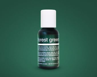 Chefmaster Forest Green Liqua-Gel Food Color .70 oz