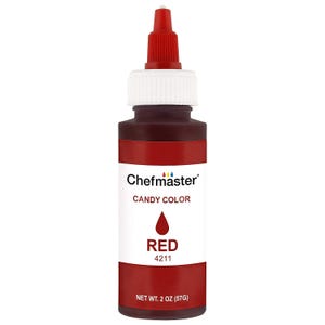 Chefmaster Red Candy Color 2oz Oil Based Food Color
