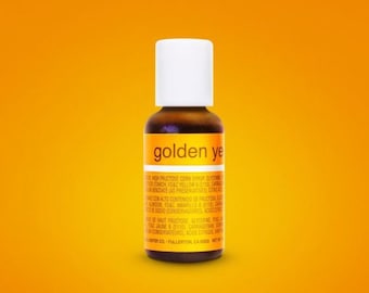 Chefmaster Golden Yellow Liqua-Gel Food Color .70 oz