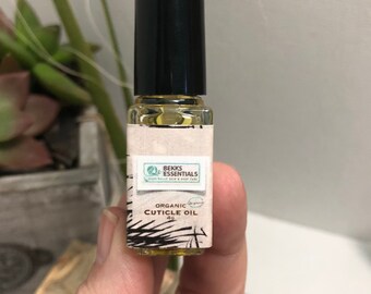 Organic Cuticle Oil!  Rosemary, Lavender & Lemon Blend with Castor and Jojoba Oils!