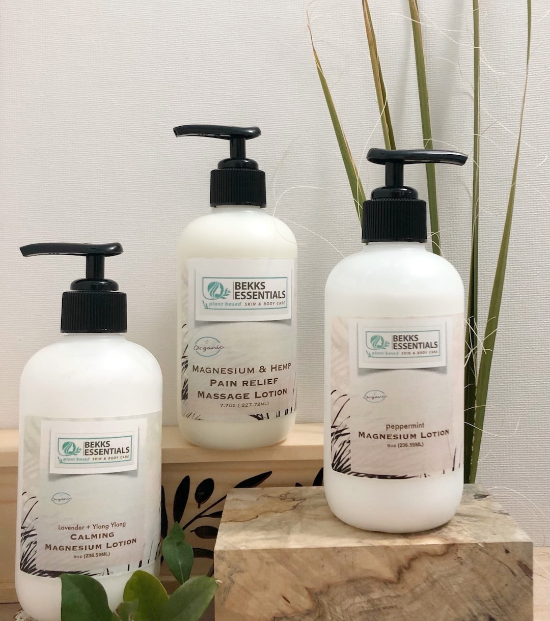 Magnesium Body Lotions. Organic Help for Restless Leg Muscle Etsy