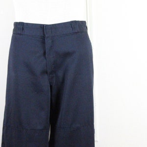 38 x 30, Y2K wide leg Dickies  - mens utility pants - black, straight leg, loose fit -  vintage, flat front - size large to extra large