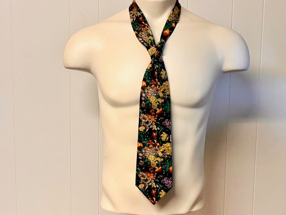 Karl Lagerfeld, vintage designer silk necktie - D… - image 2