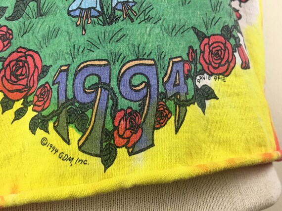 vintage 90's GRATEFUL DEAD tie dye t shirt - 1994… - image 7