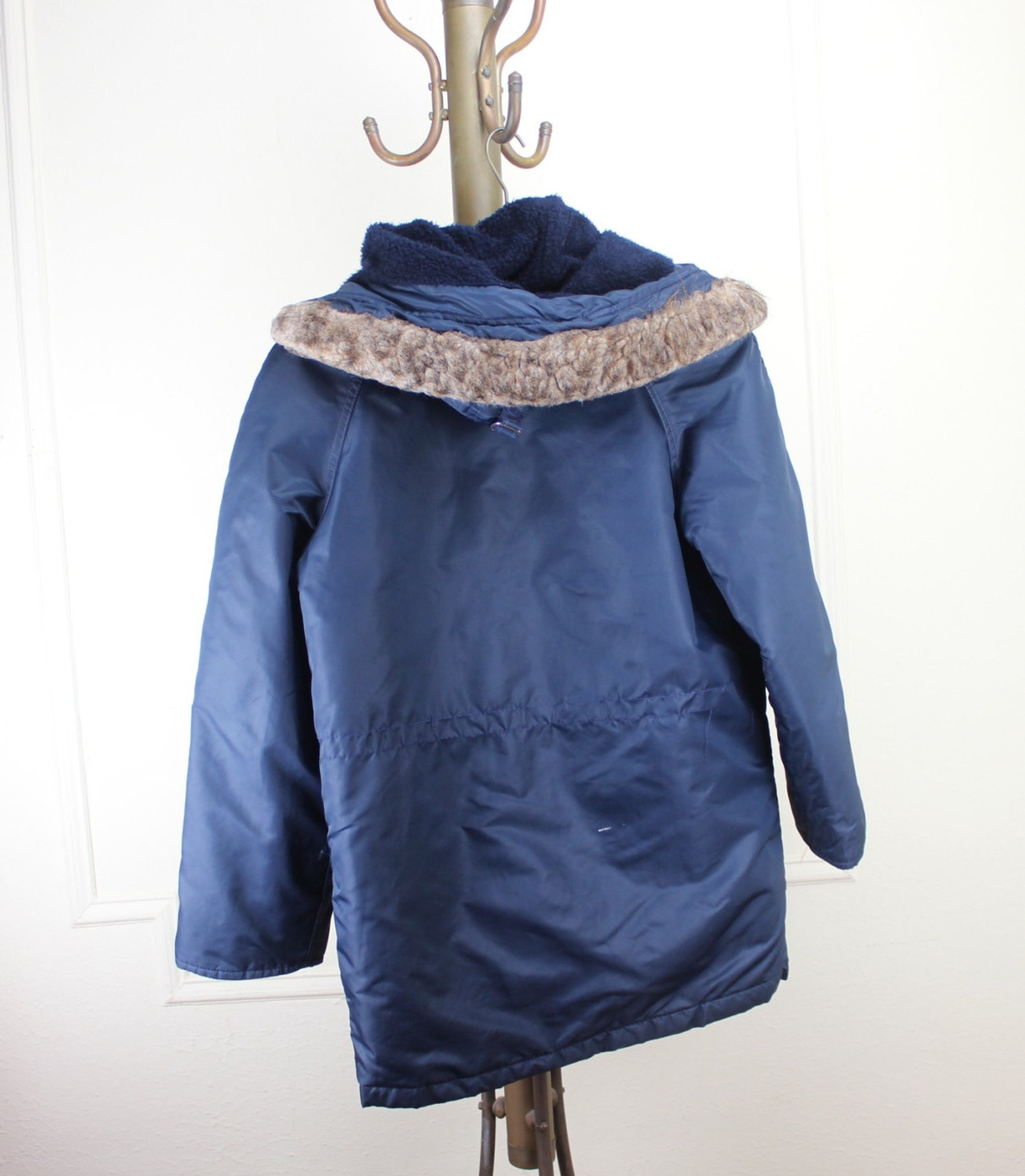 1970s blue orange SNORKEL parka military style n3B flight Etsy